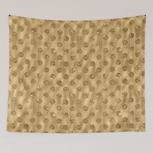 Item preview, Glitter Dots on Gold designed and sold by Radnordesigns.