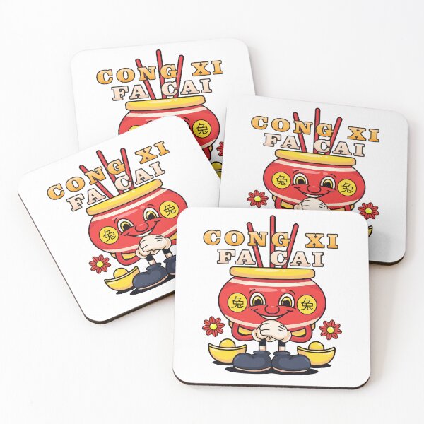 Item preview, Chinese New Year, cute Chinese incense characters in jugs designed and sold by Kevyn Adha.