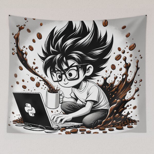 Item preview, Espresso Alchemy: Brewing Codes in the Anime Developer's Realm designed and sold by TuringTacoTales.