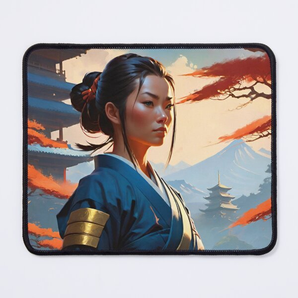 Item preview, Fantasy female samurai poster designed and sold by ShenGha-design.