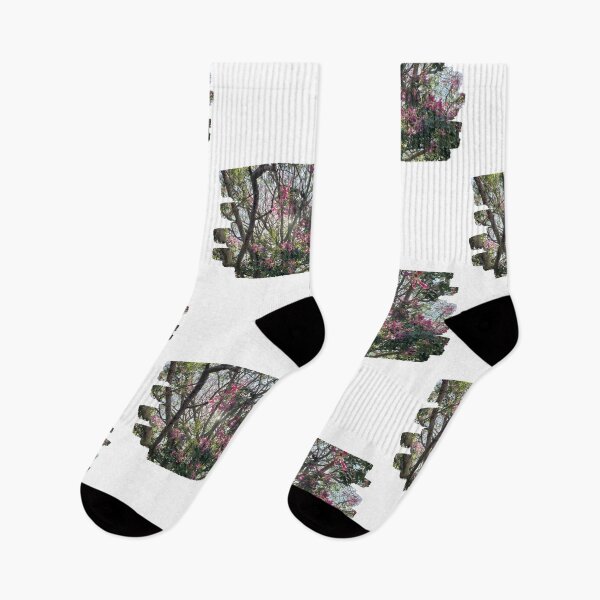 Item preview, Pink Flowers in a Tree: A Touch of Beauty designed and sold by tadeba.