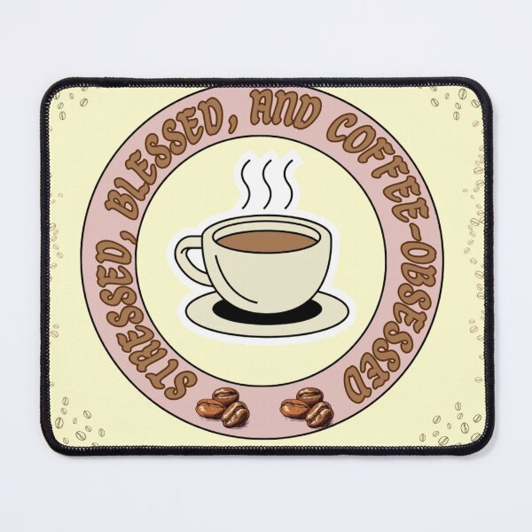 Item preview, Stressed, blessed, and coffee-obsessed!! designed and sold by BELLANEW.