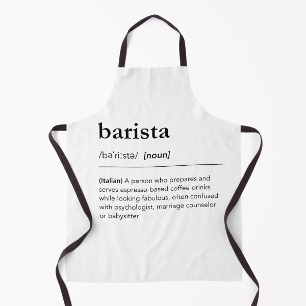 Item preview, Funny words barista definition. Barista Dictionary. Barista job description. Minimalist Barista Description designed and sold by lagunaklein.