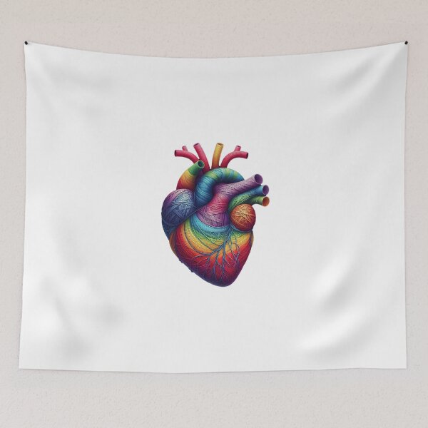 Item preview, I said my heart is colorful :) designed and sold by DesignAnother.