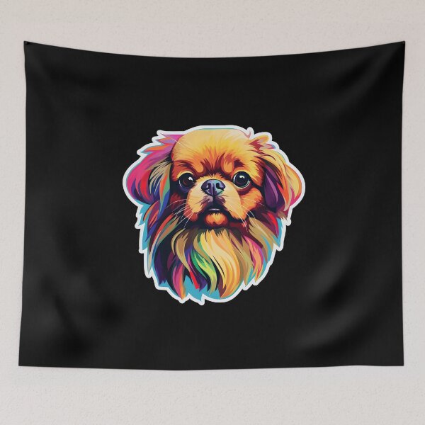 Item preview, Pekingese in WPAP style designed and sold by CUTEDOGGIEZ.