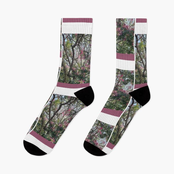 Item preview, Pink Flowers in a Tree: A Touch of Beauty designed and sold by tadeba.