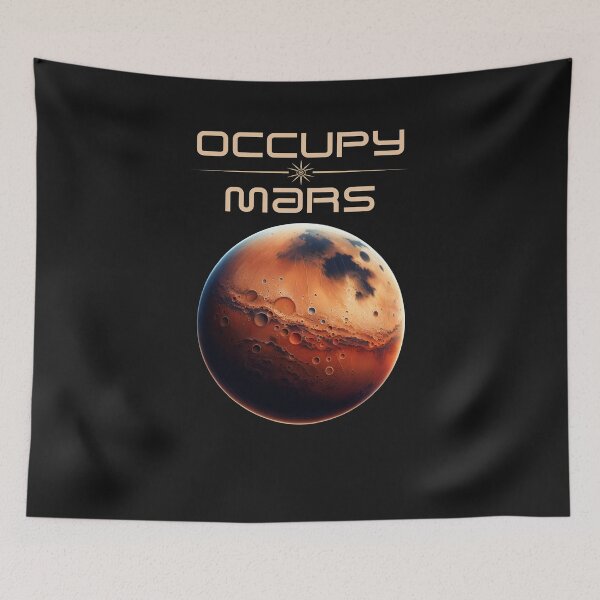Item preview, occupy mars designed and sold by TEEJAMBOREE.