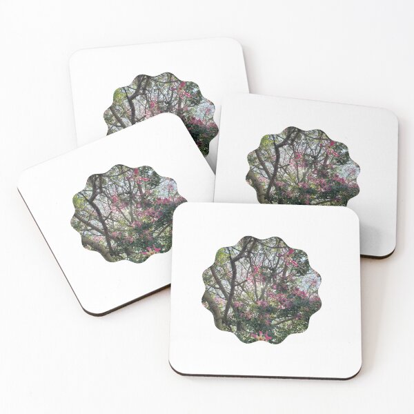 Item preview, Pink Flowers in a Tree: A Touch of Beauty designed and sold by tadeba.