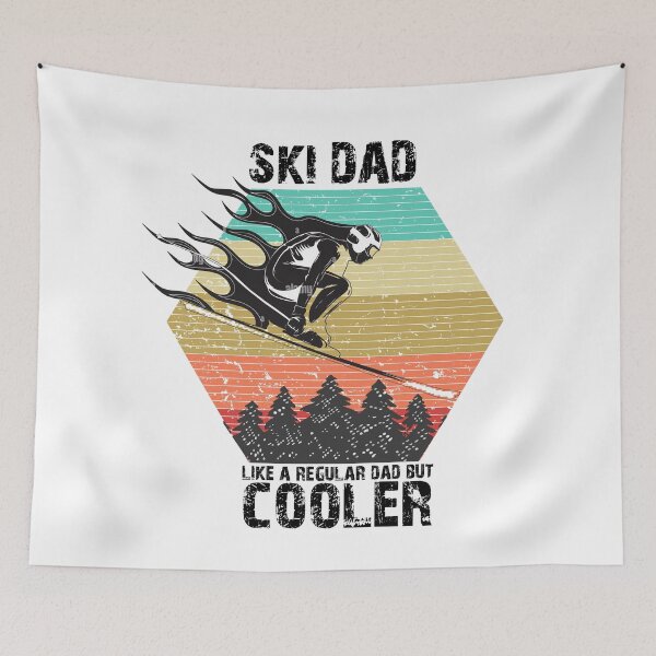 Item preview, ski dad like a regular dad but cooler - vintage retro ski dad designed and sold by ELK20.