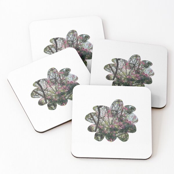 Item preview, Pink Flowers in a Tree: A Touch of Beauty designed and sold by tadeba.