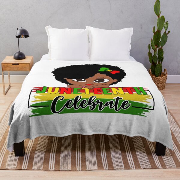 Item preview, Awesome Black Messy Bun Celebrate Juneteenth 1865 June 19th designed and sold by MobyStickers.