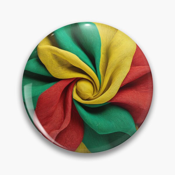 Item preview, Tricolore Fabric Flower Art Trispalve designed and sold by Lelijo.