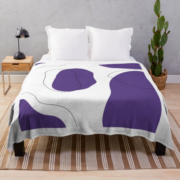Item preview, Abstract art dark purple designed and sold by justsannex.