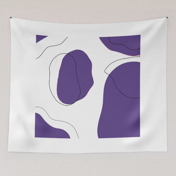 Item preview, Abstract art dark purple designed and sold by justsannex.