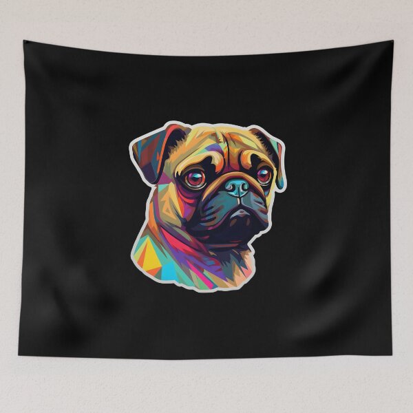 Item preview, Pug in WPAP style designed and sold by CUTEDOGGIEZ.
