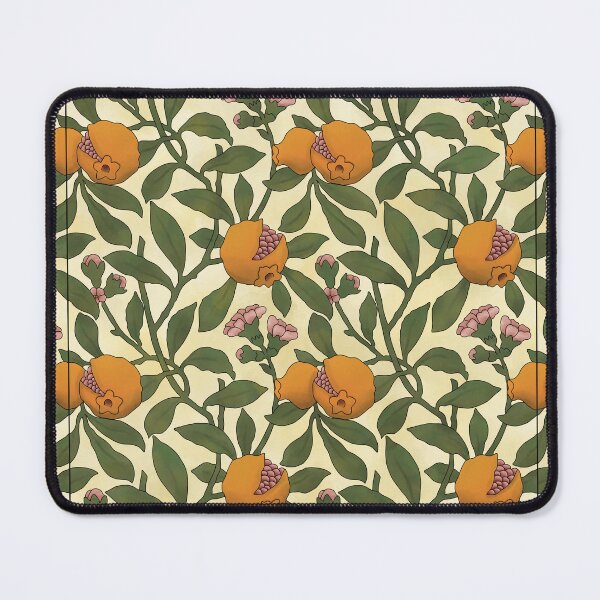 Item preview, Fruit Floral Tile Reproduction (Lemon Background) designed and sold by MadeByGeeClowes.