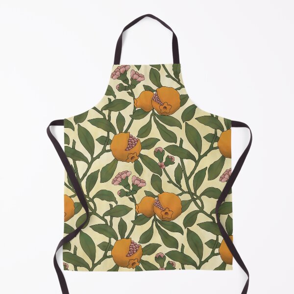 Item preview, Fruit Floral Tile Reproduction (Lemon Background) designed and sold by MadeByGeeClowes.