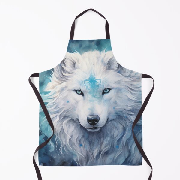 Item preview, mystical wolf, bohemian designed and sold by MaraDigitalart.
