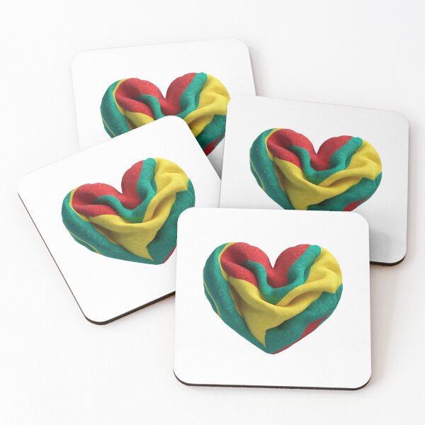 Item preview, Tricolore Fabric Heart Trispalve   designed and sold by Lelijo.