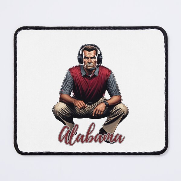 Item preview, Alabama Coach Guy Man with Headset Crouching Glaring designed and sold by kylmllr101684.
