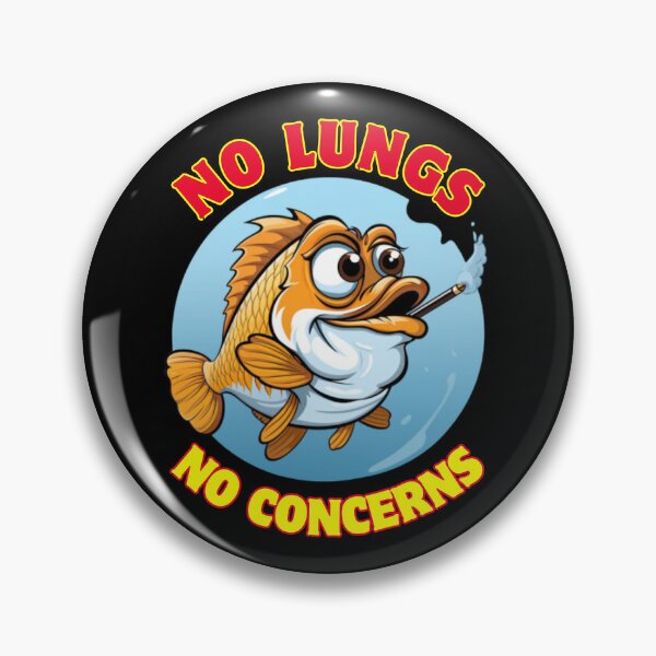 Item preview, Funny smoking fish project. designed and sold by MillennialsArt.