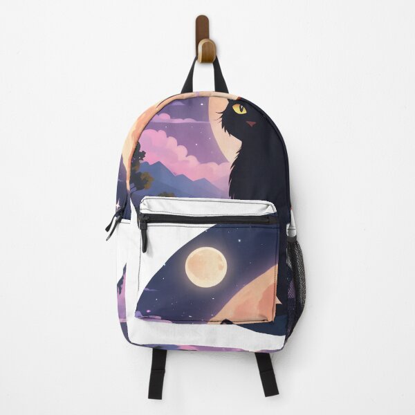 Item preview, Black Cat on Moon designed and sold by OldschoolCrew.