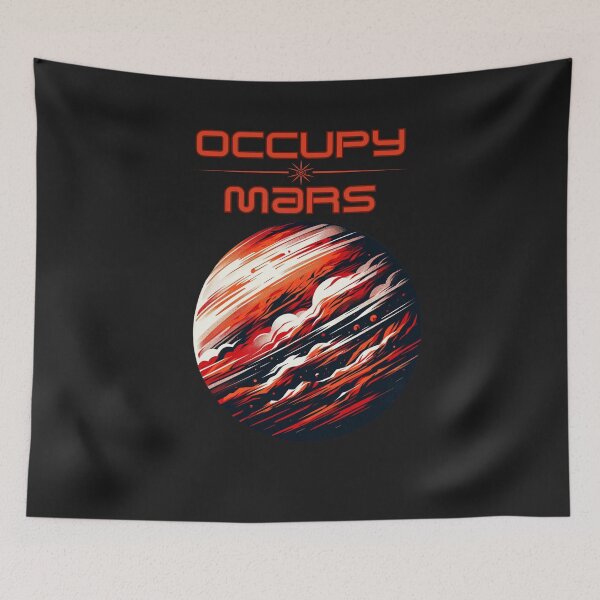 Item preview, occupy mars designed and sold by TEEJAMBOREE.