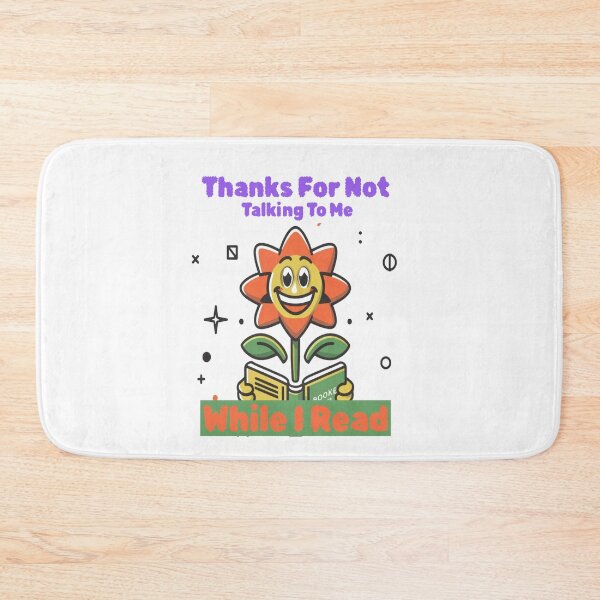 Item preview, Thanks For Not Talking To Me While I Read, Colorful Bookish For Girls designed and sold by sadedream.