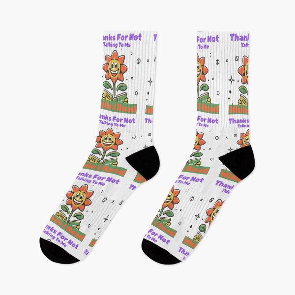 Item preview, Thanks For Not Talking To Me While I Read, Colorful Bookish For Girls designed and sold by sadedream.