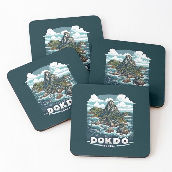 Item preview, Majestic Dokdo - Korea's Island Beauty Art Print designed and sold by FebricFusion.