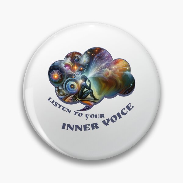 Item preview, Listen to your inner voice phrase designed and sold by IdeaPerla.