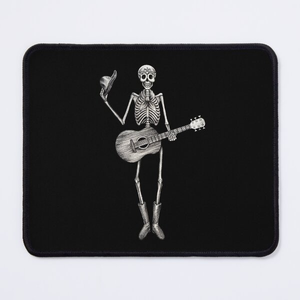 Item preview, Cowboy sugarskull playing guitar day of the dead. designed and sold by Jiwsurreal.