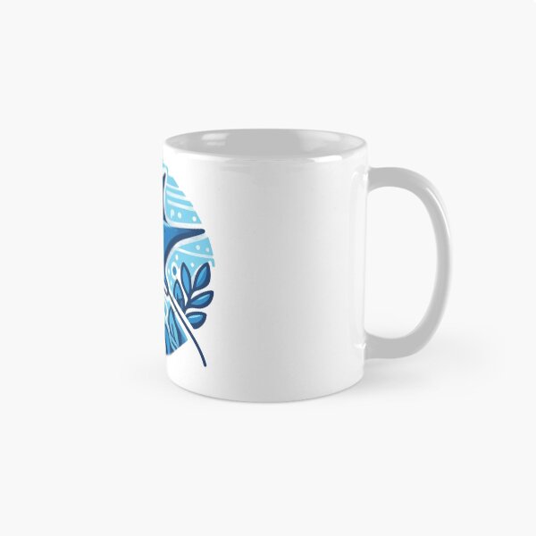 Item preview, blue cute manta ray under the sea designed and sold by zzinthestore.