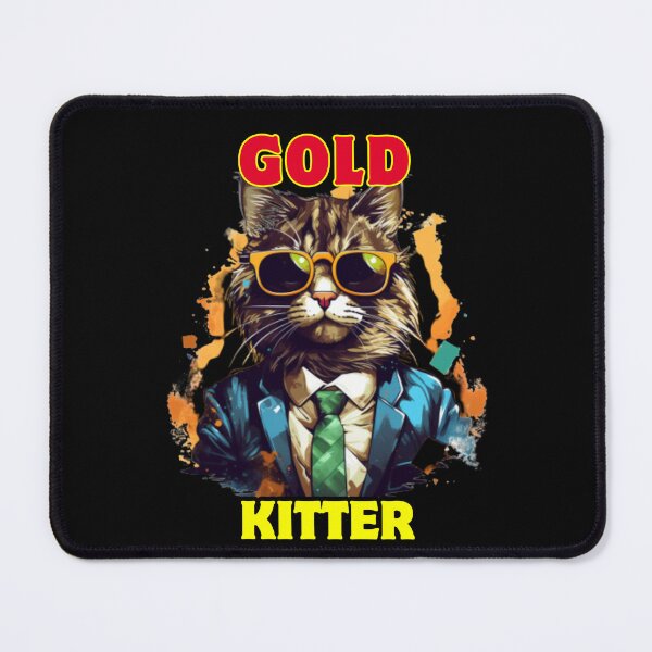Item preview, Funny golden cat project. designed and sold by MillennialsArt.