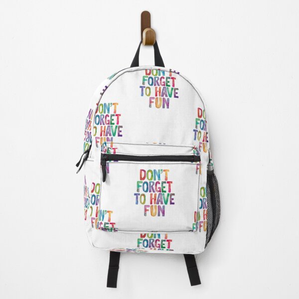 Item preview, Don't Forget to Have Fun in Rainbow Watercolors designed and sold by MotivatedType.