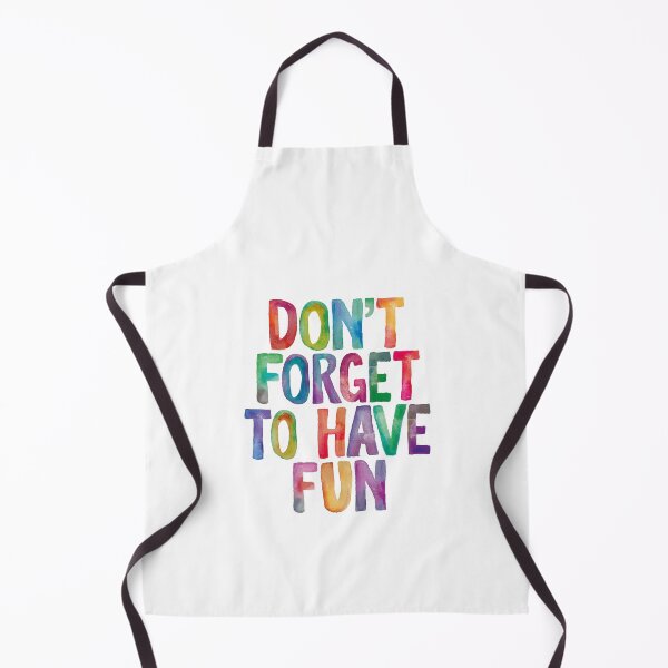 Item preview, Don't Forget to Have Fun in Rainbow Watercolors designed and sold by MotivatedType.