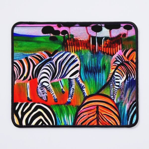 Item preview, Zebras grazing in meadow designed and sold by George Hutton Hunter.
