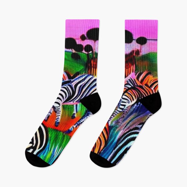Item preview, Zebras grazing in meadow designed and sold by George Hutton Hunter.
