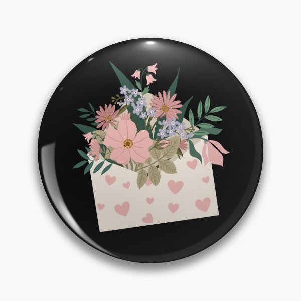 Item preview, A cute Valentine’s envelope of flower designed and sold by OliveOilstudio.