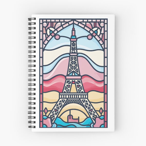 Item preview, stained glass eiffel tower designed and sold by NebulaWhimsy.