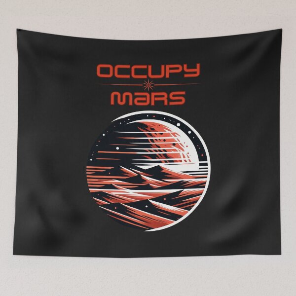 Item preview, occupy mars designed and sold by TEEJAMBOREE.