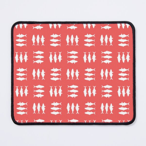 Item preview, Fish trio silhouettes in coralpink designed and sold by Coastal Garden Design Studio.