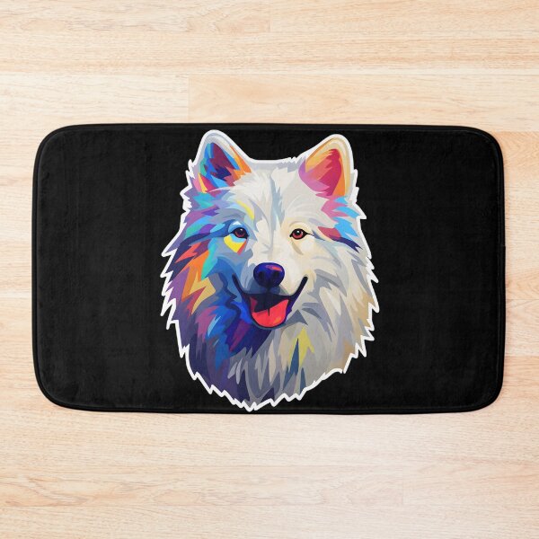 Item preview, Samoyed in WPAP style designed and sold by CUTEDOGGIEZ.