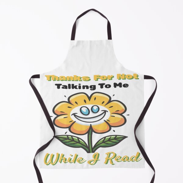 Item preview, Thanks For Not Talking To Me While I Read, Colorful Yellow Flower Bookish For Girls designed and sold by sadedream.
