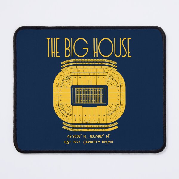 Item preview, Michigan Football Big House Stadium Poster Print designed and sold by Birch Trail Boutique.