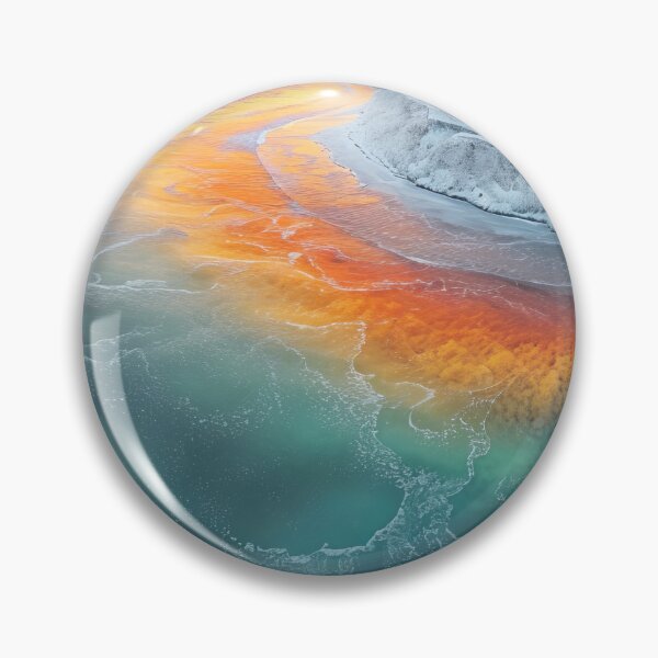 Item preview, Arctic Fire and Ice - Bird's Eye View designed and sold by EtherealEchoes.