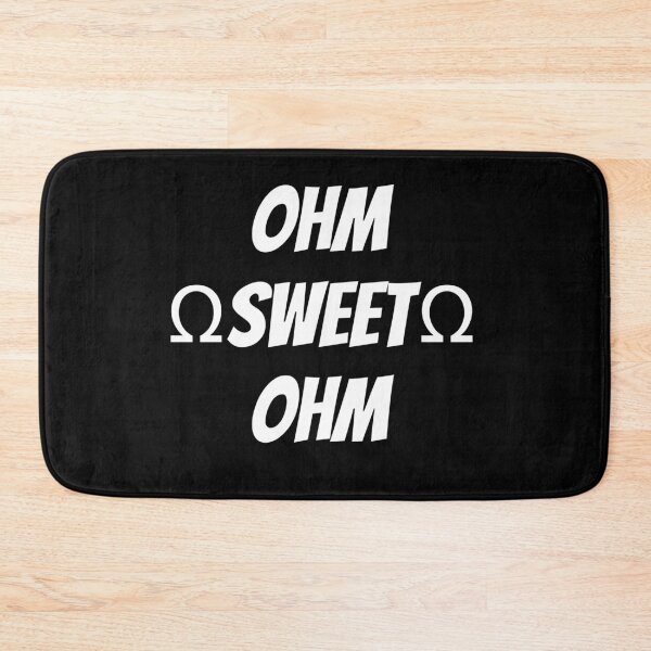 Item preview, Funny electrician quote. Electrical engineer humor. Ohm sweet ohm. designed and sold by Unitepeople.