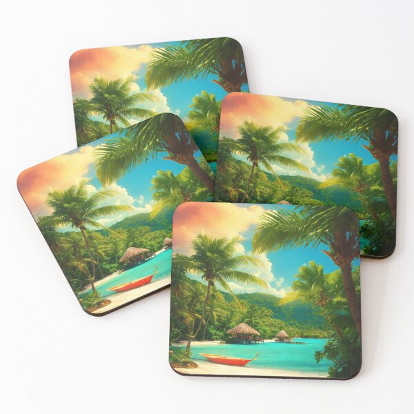 Item preview, Idyllic Tropical Beach Escape designed and sold by John v p.
