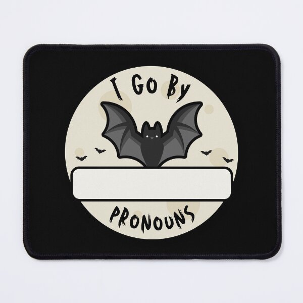Item preview, Blank Pronouns | Bat Halloween | Blank Pronoun designed and sold by Furia LGBTQ+ Accessories.