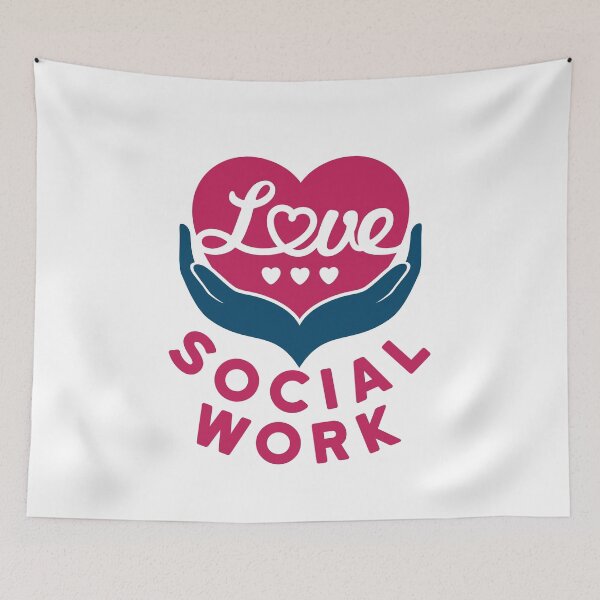 Item preview, Love Social Work Heart LCSW Social Worker designed and sold by jaygo.